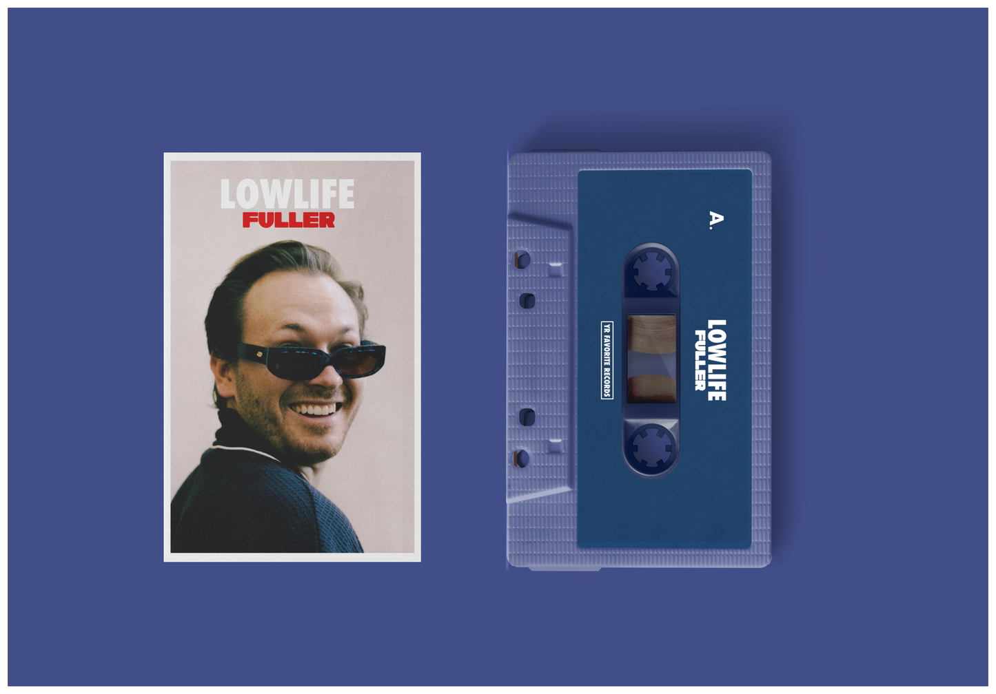 LOWLIFE Cassette Tape - Transparent Blue